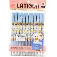 ราคา Update ลาย 26 10 2566 Lamoon ปากกาลูกลื่น แบบกด ปากกายกแพ็ค ลายการ์ตูน หัว 0 38 mm ญี่ปุ่น หมึกน้ำเงิน หมึกแดง 12 ด้าม (20756522530)