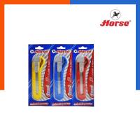 ราคา มีดคัตเตอร์ H 404 ใบใหญ่ มีคัตเตอร์พลาสติค ตราม้า Horse มีที่ล็อคใบมีด พร้อมส่ง มีเก็บเงินปลายทาง US Station (19796553933)