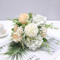 ราคา ดอกโบตั๋นปลอม1ช่อดอกไม้เทียมไหมไฮเดรนเยียคาร์เนชั่นพลาสติกช่อดอกไม้ตกแต่งการจัดดอกไม้เครื่องตกแต่งโต๊ะแต่งงานสมจริงตรงกลาง (20411671902)