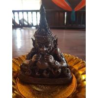 ราคา พระราหู ฐานกว้าง 5 2 นิ้ว ความสูงรวมฐาน 6 นิ้ว สีน้ำตาลมันปู หล่อผสมมวลสารแร่เหล็กน้ำพี้แท้ (12418211951)