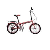 ราคา MASDECO จักรยานแบบพับ 20 นิ้ว 6 speed GMT 2001 peach (7185050608)