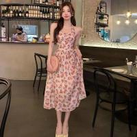 ราคา GFเดรสยาว เดรสสายเดี่ยว สีน้ำตาลครีม สวย พริ้วมากกกก (19488228112)