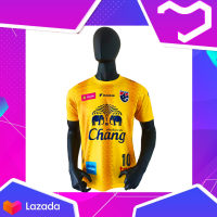ราคา เสื้อซ้อมฟุตบอลทีมชาติไทย พิมพ์ลายทั้งตัว สีเหลือง ร้านบอลไทย Ballthaifc Sport (9162875676)