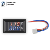 ราคา VOKTTA DC6 120V 0 28นิ้ว LED ดิจิตอลแสดงผลเครื่องวัดกระแสไฟและแรงดันไฟ10A 50A 100A เครื่องมือวัดกระแสไฟและแรงดันสามหลัก (15642055154)