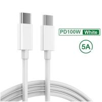 ราคา AUOVIEE PD100W 5A USB C ถึง USB ประเภท C สายเคเบิลชาร์จโทรศัพท์ชาร์จข้อมูลประเภท C สำหรับ Xiaomi POCO X3 M3 Samsung Macbook iPad (14014245022)
