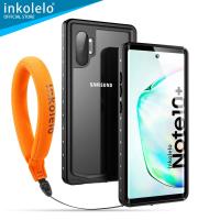 ราคา Inkolelo ซองกันน้ำสำหรับ Samsung Galaxy Note 10 5ก 10บวก68นิ้วเต็มรูปแบบว่ายน้ำดำน้ำลึกปกป้องงานหนักฝาครอบกันกระแทกพร้อมสายคล้องสีดำ (774752111)