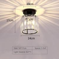 ราคา โคมไฟ Led ฝาครอบโคมไฟคริสตัลไฟเพดานสีดำทอง Plafonnier ห้องรับแขกห้องนอนทรงกลมสไตล์โมเดิร์นโคมไฟเพดานตกแต่งสี่เหลี่ยม E27 (20254599424)