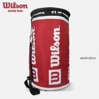 ราคา ใหม่ Wilson กระบอกกระเป๋าสะพายไหล่เทนนิสกันน้ำหนาและฉนวนกันความร้อนชั้นสามารถติดตั้งได้กับเทนนิส100 (19477119043)