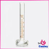 ราคา CeeJay กระบอกตวง การตวงปริมาตร ชนิดแก้ว ขนาด 5ml 10ml 25ml 50ml 100ml Glass measuring cylinder (20907545299)