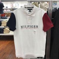 ราคา Tommy Hilfiger ของแท้ซื้อทอมมี่เสื้อโปโลผู้ชายแบบลำลองธุรกิจมีปกสียอดนิยมตัวอย่างคลาสสิคแขนสั้นแบบหล่อขายต่างประเทศ (20347191974)