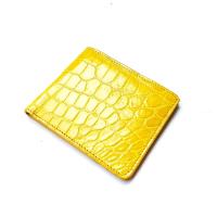 ราคา กระเป๋าตังค์ตุง หนาเกินไป ลองกระเป๋าหนังจระเข้ ใบนี้ ใส่ได้ทั้งเงิน ทั้งบัตร ทั้งสลิป หนังจระเข้แท้ มีความทนทาน และบางเฉียบ (17347619249)