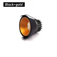 ราคา ใหม่7W 9W 12W 15W Anti Glare Dimmable COB LED Downlight LED เพดานสปอตไลท์ AC85 265V พื้นหลังโคมไฟ (16640961740)