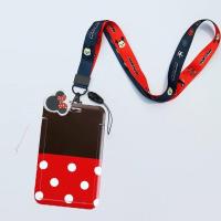 ราคา เชือกยาวคู่กระเป๋าเก็บบัตรพร้อมจี้บัตรนักเรียนเคสป้องกันการ์ด IC มิกกี้เมาส์แบบเรียบง่าย Relief พิมพ์ลายเป็ดโดนัลด์ (18720792463)