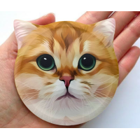 ราคา พร้อมส่ง ที่รองแก้วน้องแมว แผ่นหินรองแก้ว หินรองแก้ว ที่รองแก้ว จานรองแก้ว น้องแมว ทำความสะอาดง่าย (19324980241)