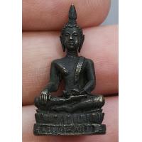 ราคา รูปหล่อ พระพุทธปางสมาธิ เนื้อทองเหลืองรมดำ สูง 3 ซม (11906784584)