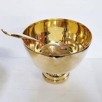 ราคา ชัน ร ๕ ขันทองเหลืองตัดบาตร 8 นิ้ว ผิวเรียบ พร้อมทัพพี (9688188507)