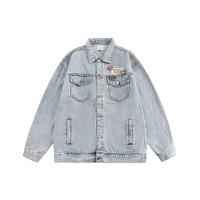 ราคา ASRV แจ็คเก็ตยีนส์ชาย เสื้อกันหนาว เสื้อแจ็คเก็ต เสื้อคลุมชาย เสื้อแจ็คเก็ตแขนยาวคอปกของผู้ชายแจ็คเก็ตผ้าเดนิมเรียบง่ายลำลองหล่อ (19852362202)