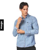 ราคา WRANGLER เสื้อเชิ้ตแขนยาวผู้ชาย คอลเลคชั่น Legend Of Wrangler Slim รุ่น WR S124MSHLN15 (21243682951)