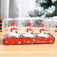 ราคา คริสต์มาสเทียน Tealight Handmade สีสัน Santa Claus Snowman ต้นไม้เทียนตกแต่งสำหรับ Xmas Eve Party ตกแต่งเทียน (21138587172)