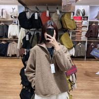ราคา UNIQLO เสื้อโค้ทเส้นใยขนแกะฤดูใบไม้ร่วงหน้าหนาวสำหรับสุภาพสตรีอบอุ่นแจ็คเก็ตฤดูหนาวผ้าฟลีซเสื้อโค้ทเสื้อคาร์ดิแกนขนแกะสั้นๆ (19697671471)