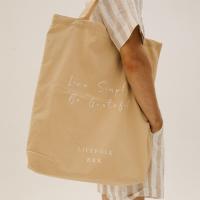 ราคา LIFEFOLK BKK กระเป๋าผ้าคอตตอนลินิน Cotton Linen Tote Bag (21139390974)