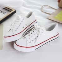 ราคา ใหม่ รองเท้าผ้าใบหุ้มข้อต่ำ สไตล์แฟชั่น เกาหลี รุ่นชายและหญิง 35 44 รองเท้าผู้หญิงสีขาวดำคลาสสิก ระบายอากาศได้ดี สวมใส่สบาย (19698502999)