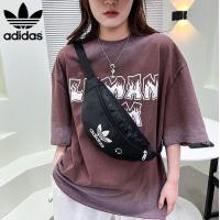ราคา พร้อมช่องเสียบหูฟัง ADIDASกระเป๋าสะพายข้างผู้ชายและผู้หญิงสไตล์ใหม่กระเป๋าคาดเอวกระเป๋าคาดหน้าอก (17203967240)