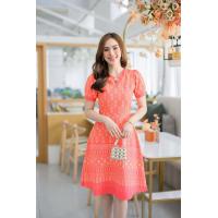 ราคา เดรสลายขอ สีส้ม (19179005054)