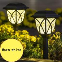 ราคา ไฟสนาม ไฟสนามโซล่า โคมไฟสนาม ไฟปักดิน 2Pcs Solar Led lights Outdoor Waterproof Plug in the ground Lawn Lamps Pathway Landscape Lighting Yard Patio garden decoration (15312017454)