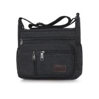 ราคา กระเป๋าสะพายข้าง กระเป๋าผู้ชาย กระเป๋าแฟชั่น Fashion ผ้ากระสอบ ผ้าแคนวาส (21021508800)