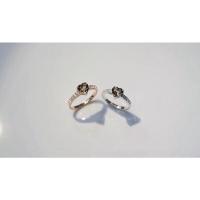 ราคา แหวนหัวใจพลอยสโมคกี้ควอทซ์ Smoky Quartz ดีเทลรูปหัวใจ สวยเก๋ มินิมอล (20362038453)