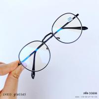 ราคา แว่นสายตาสั้น 0 50ถึง 4 00 เลนส์กรองแสง ทรงหยดน้ำ รุ่น CGS06 สีดำ (10239347909)
