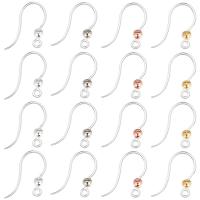 ราคา 1Box 1 Box 80Pcs 4 Colors Plastic Earring Hook French Earring Hooks Ball Dot Silver Clear Safety Fish Hooks Earring Wires for Jewellery Making Women Beginners DIY Dangle Earrings Crafts Supplies (2068
