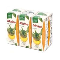 ราคา มาลี น้ำสับปะรด 100 200 มล X 6 กล่อง Malee 100 Pineapple Juice 200 ml x 6 โปรโมชันราคาถูก เก็บเงินปลายทาง (15012848004)