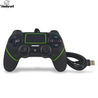 ราคา Studyset IN stock Wired Vibration Game Controller Professional USB PS4 Gamepad for PS4 (19987576328)