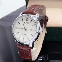 ราคา N Time Shop นาฬิกาข้อมือยี่ห้อหรู โรเล็กซ์ หน้าปัดขนาด 45mm มีวันที่ สายหนัง พร้อมกล่องหนังแบรนด์แถมฟรี (12730533926)