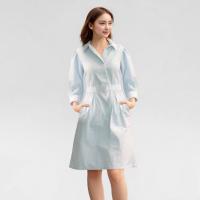 ราคา Closet Crush Midi long sleeved dress with buttons Baby Blue เดรสแขนยาวมีกระดุม (21239379520)
