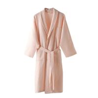ราคา Five star hotel bathrobe female winter lovers all cotton gown toweling men long summer and bibulous rate dry bathrobe (15672678100)