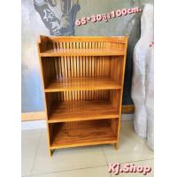 ราคา ชั้นวาง 4 ชั้น ขนาด 65 35 สูง100cm ขัดเคลือบสีสัก ชั้นวางของสำหรับเด็ก ชั้นวาง ชั้นวางของไม้สัก (15319143778)