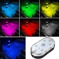 ราคา โคมไฟแม่เหล็ก LED ติดเพดานในรถยนต์ไฟอ่านหนังสือไฟสร้างบรรยากาศเปลี่ยนสีได้สีสันสดใสสำหรับหลังคารถยนต์ (13485370849)