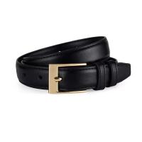ราคา Classic Belts เข็มขัดผู้หญิง เข็มขัดเส้นเล็ก ใส่ทำงาน สไตล์เรียบหรู หัวทองเหลี่ยม women belt (21299563393)