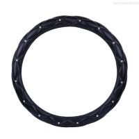 ราคา ปลอกพวงมาลัยรถยนต์อเนกประสงค์พร้อมคริสตัลเพชรสีดำแฟชั่นและสปอร์ตที่หุ้มพวงมาลัยสำหรับผู้หญิง (21123885848)