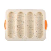 ราคา 4 9 Holes Food Grade Stomates Silicone Cake Mold Hamburger Bread Dog Mould Silicone Baking Mold Bakery Accessories (20022939479)