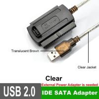 ราคา LUNA electronic accessories USB SATA IDE Adapter W Cable2 5พลังงาน12V2A 3 5 Ide sata HDD เป็น USB 3 0 Converter2 5 Ssd ide ฮาร์ดไดรฟ์ CD ROM เป็น USB 3 (16377414704)