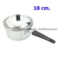 ราคา หม้อด้าม หม้อโจ๊ก อลูมีเนียม ตราร่ม 16 18 20 ซม (9642276072)