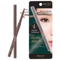 ราคา ถูก แท้ ส่งฟรี ดินสอเขียนขอบตา อายไลน์เนอร์ น้องฉัตร Browit Smooth and Slim Inner Eyeliner Nongchat ตาคม ขอบตาล่าง (18674036681)