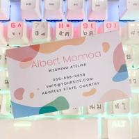 ราคา นามบัตรมินิมอล สีสดใส นามบัตร รับทำนามบัตร นามบัตรร้าน นามบัตรส่วนตัว (15031491774)