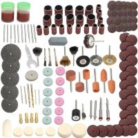 ราคา ชุดโรตารี่ไฟฟ้าสำหรับ Dremel บดขัดหยาบขัดเงาล้อรถยนต์ชนิดทึบตัดปลายสว่าน142ชิ้นสำหรับเครื่องมือเจาะการขัดการตัด (18834516873)