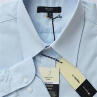 ราคา G2000 shirt mens long sleeved genuine twill white anti wrinkle non iron black blue regular fit (18915828278)