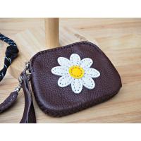 ราคา กระเป๋าห้อยคอ กระเป๋าคล้องมือ กระเป๋าหนังวัวแท้ handmade ใส่เหรียญ ใส่แบงค์ ใส่กุญแจรถ (16678840065)